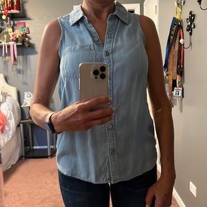 Banana Republic blue XS blouse